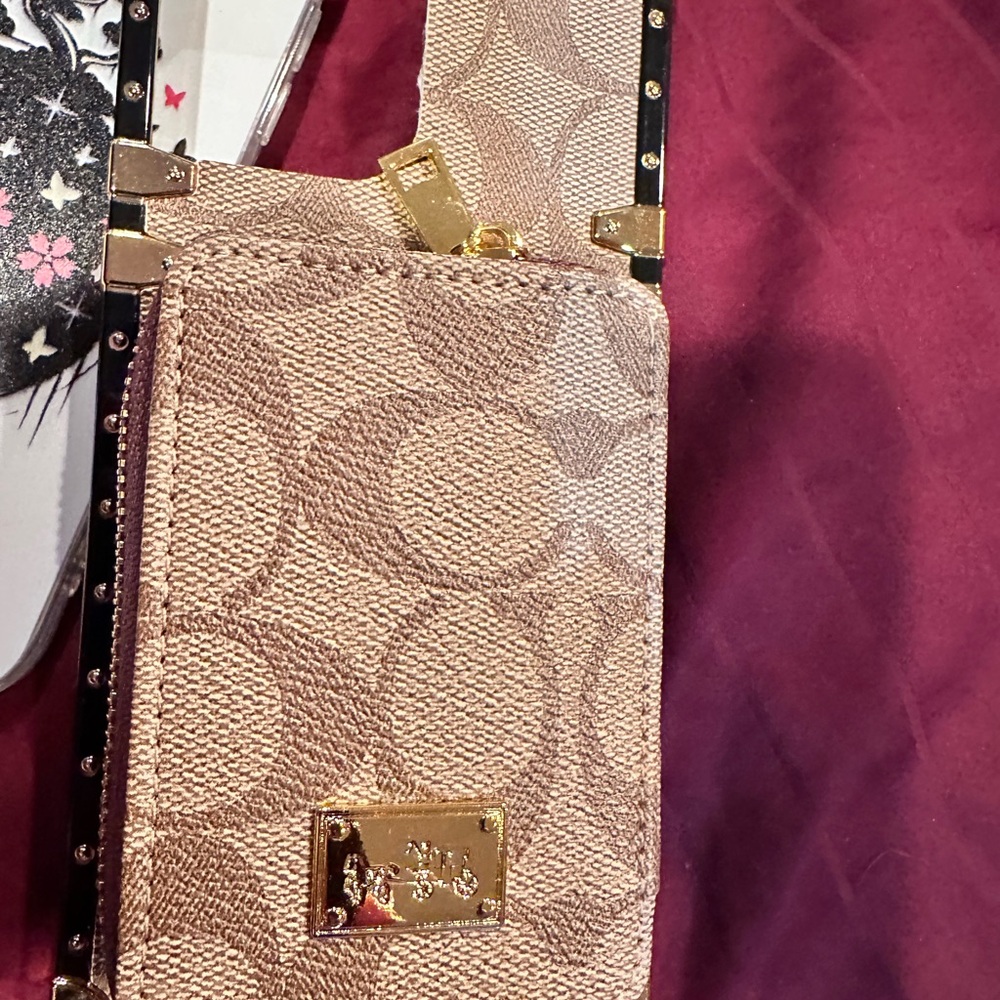 Coach Tan Crossbody iPhone and Regular IPhone phone cases
